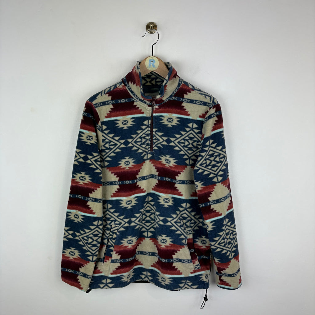 Vintage Aztec Patterned Fleece (Small)