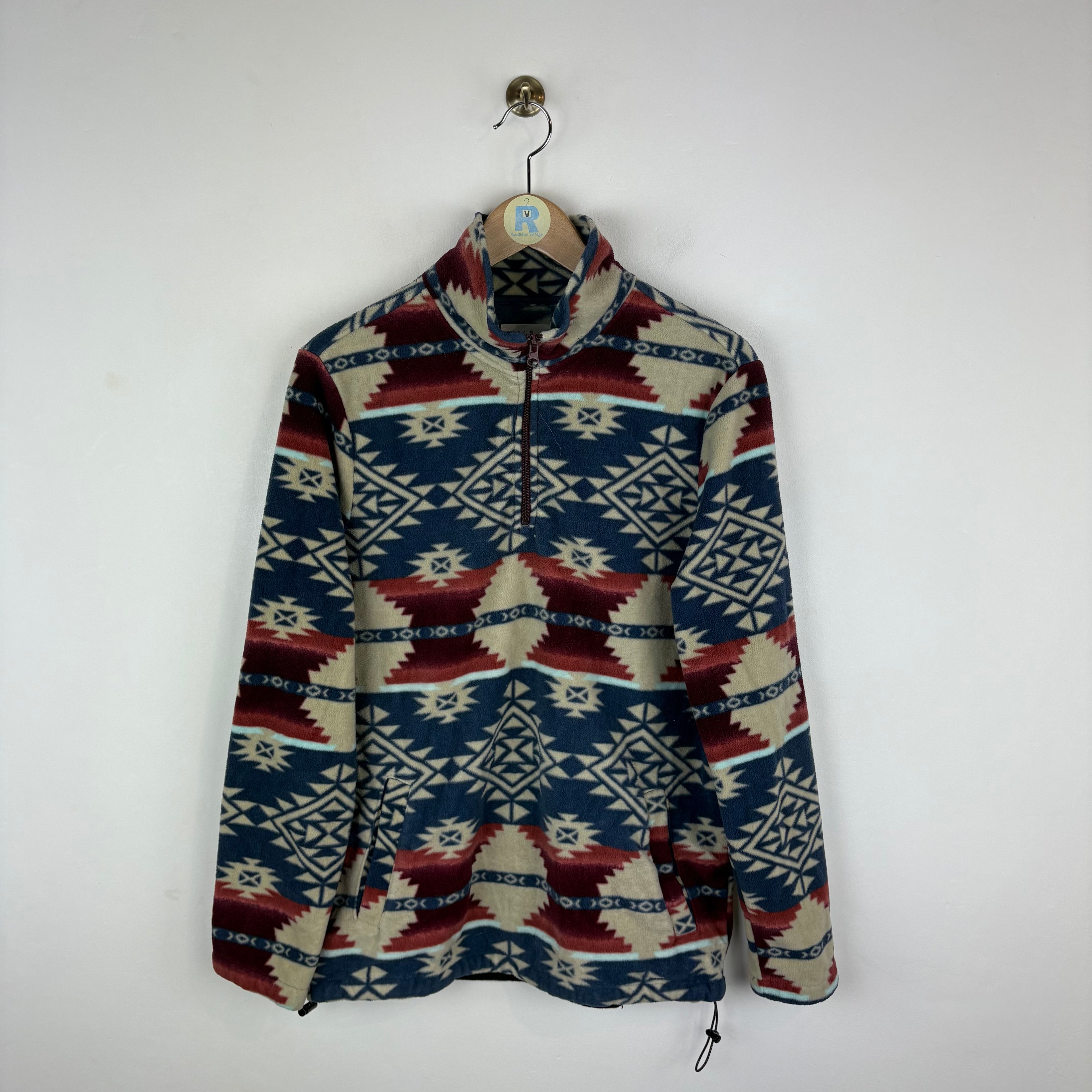 Vintage Aztec Patterned Fleece (Small)
