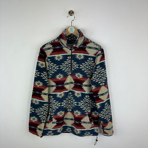 Vintage Aztec Patterned Fleece (Small)