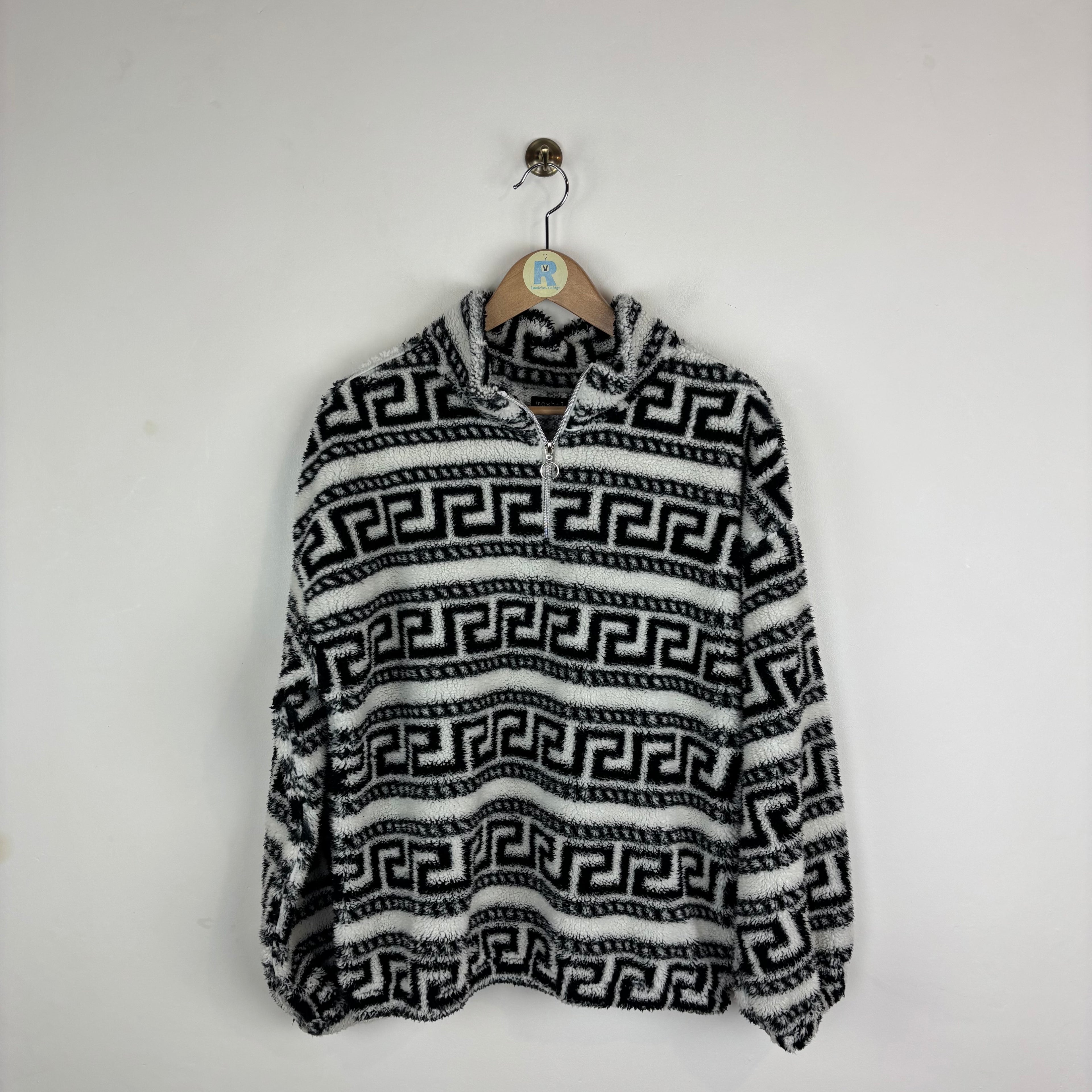 Vintage Aztec Patterned Fleece (XL)