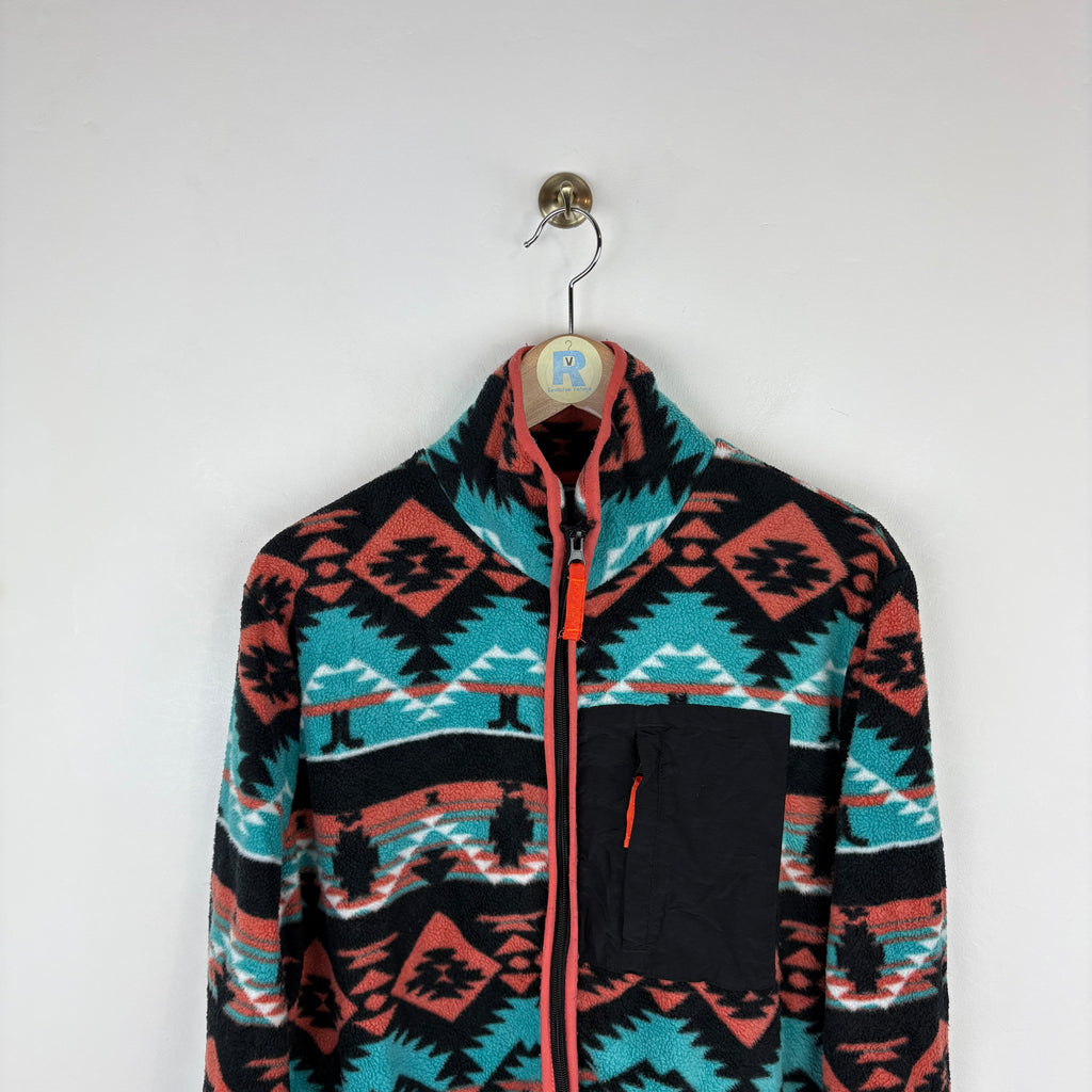 Vintage Aztec Patterned Fleece (Large)