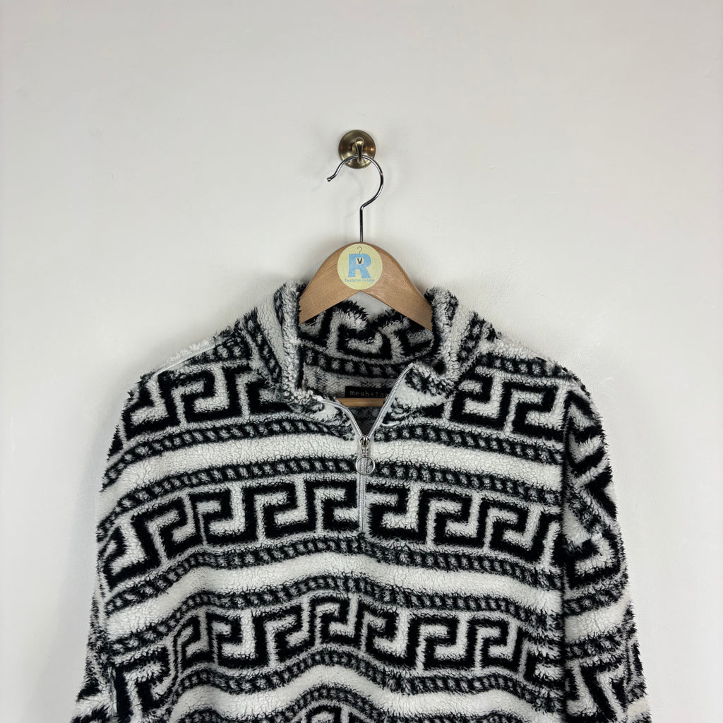 Vintage Aztec Patterned Fleece (XL)