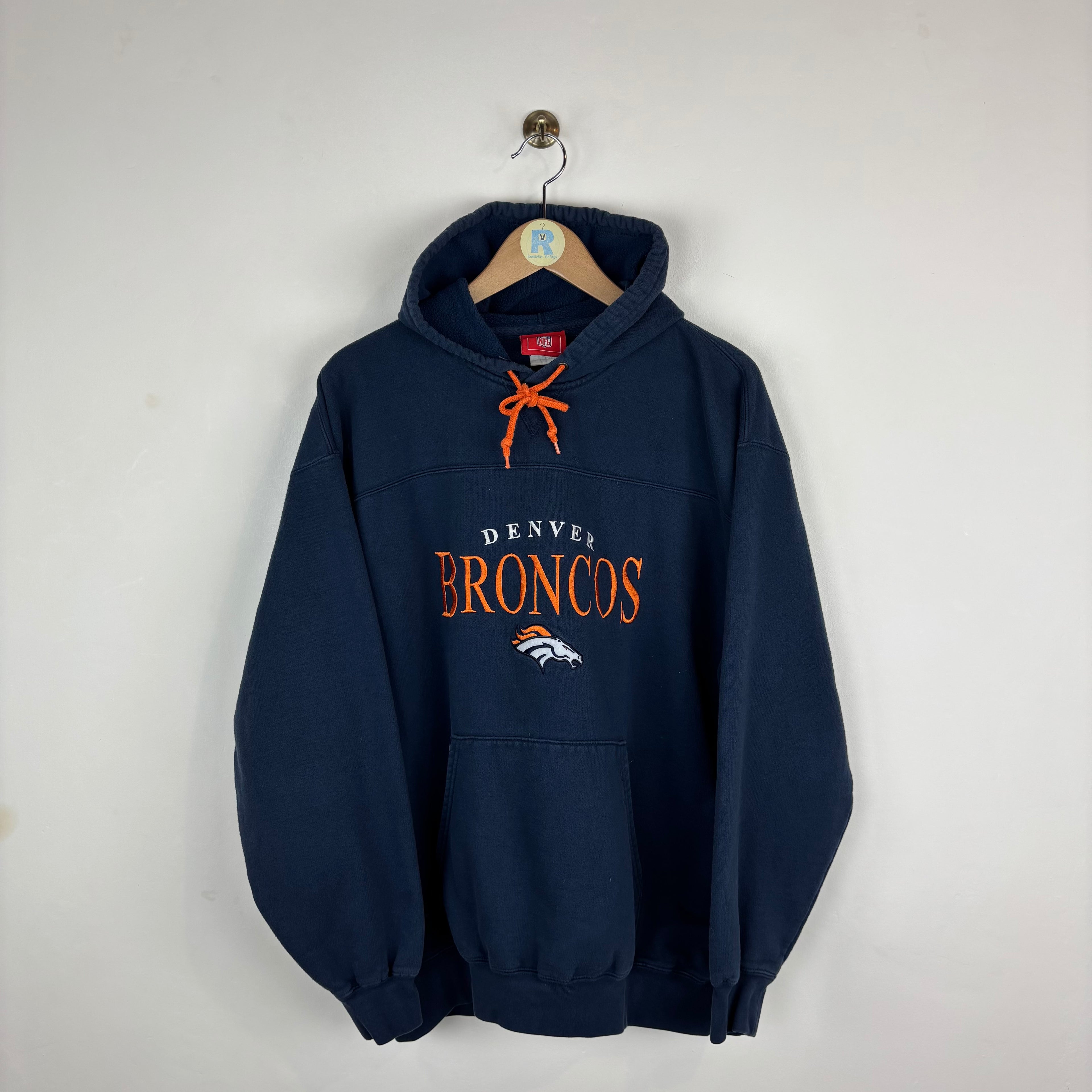 Vintage NFL Broncos Hoodie (XL)