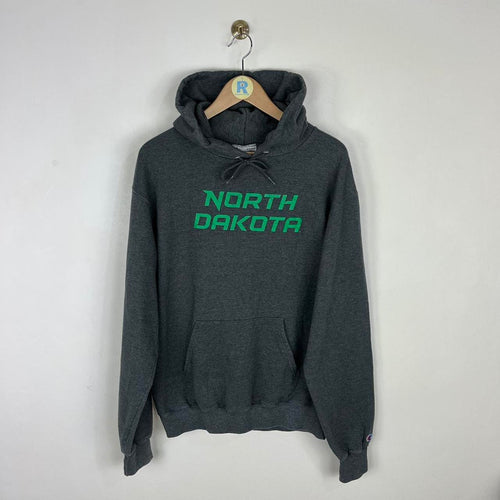 Vintage Champion USA North Dakota Hoodie (Medium)