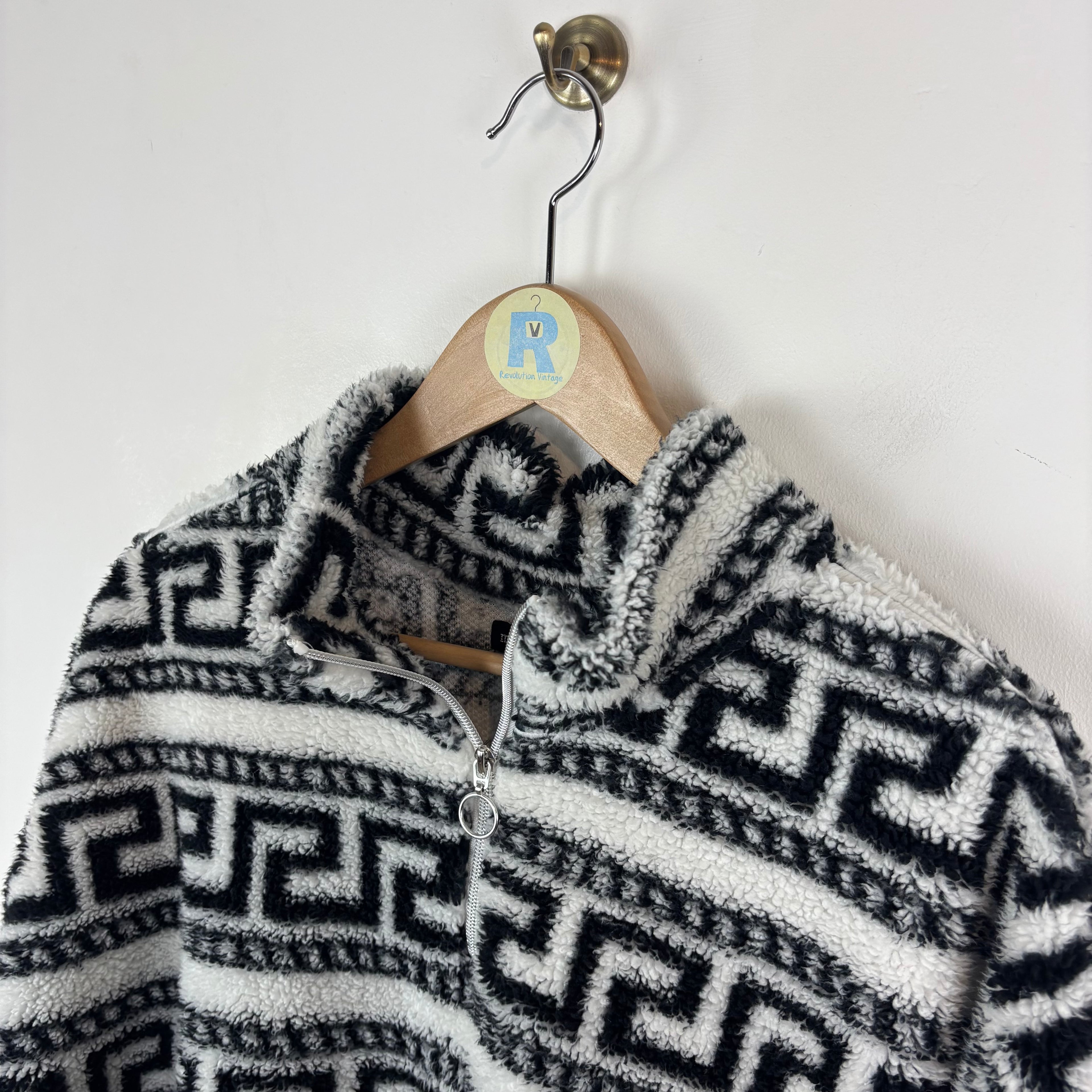 Vintage Aztec Patterned Fleece (XL)